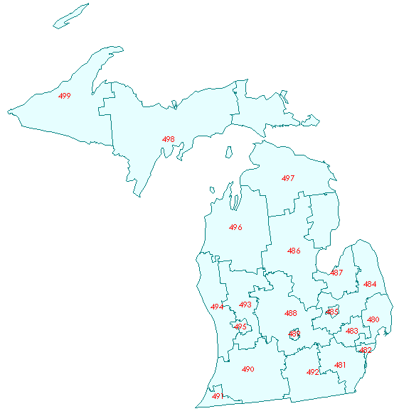 Michigan Zip Code Map: full version free software download - plandevelopers